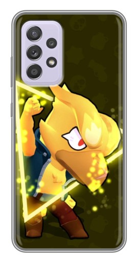 Силиконовый чехол с изображением "Золотой Ворон" для Samsung Galaxy A52 5G (A526)