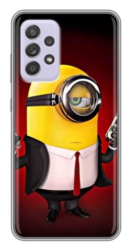 Силиконовый чехол с изображением "Агент Миньон" для Samsung Galaxy A52s 5G (A528)