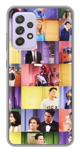 Силиконовый чехол с изображением "Актеры Друзья" для Samsung Galaxy A52s 5G (A528)