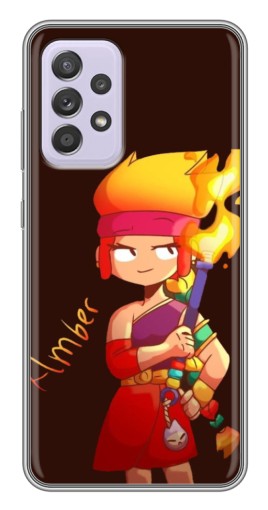Чехол с печатью "Amber с факелом" для Samsung Galaxy A52s 5G (A528)