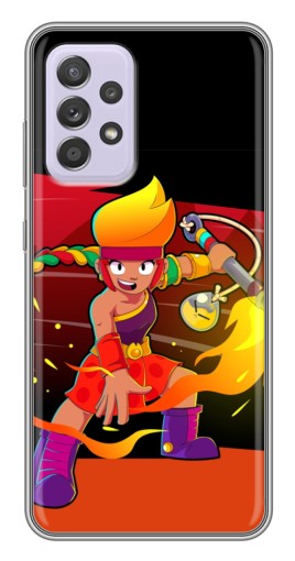 Силиконовый чехол с изображением "Амбер в дуэли" для Samsung Galaxy A52s 5G (A528)