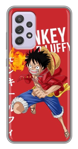 Силиконовый чехол с изображением "Атакующий D Luffy" для Samsung Galaxy A52s 5G (A528)