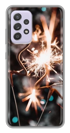 Силиконовый чехол с изображением "Бенгальские огни" для Samsung Galaxy A52s 5G (A528)