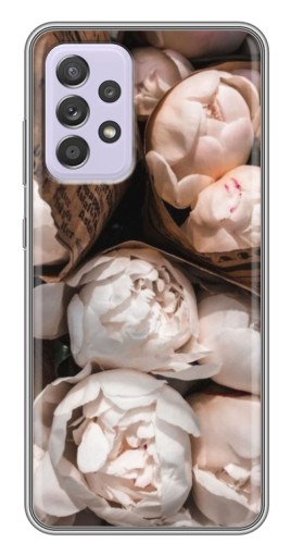 Силиконовый чехол с изображением "Букет пионов" для Samsung Galaxy A52s 5G (A528)