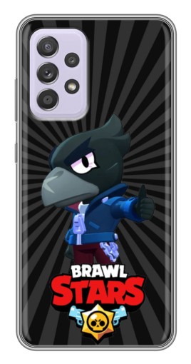 Силиконовый чехол с изображением "Crow Brawl Stars" для Samsung Galaxy A52s 5G (A528)