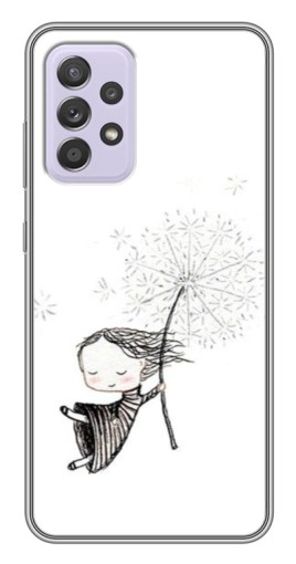Чехол с картинкой "Девочка с одуванчиком" для Samsung Galaxy A52s 5G (A528)
