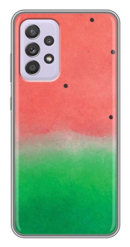 Силиконовый чехол с изображением "Дизайн арбуза" для Samsung Galaxy A52s 5G (A528)