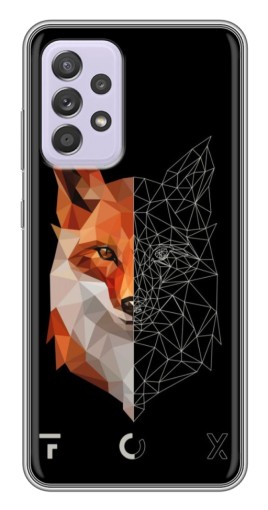 Силиконовый чехол с изображением "Fox" для Samsung Galaxy A52s 5G (A528)