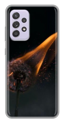 Чехол с печатью "Горящий одуванчик" для Samsung Galaxy A52s 5G (A528)