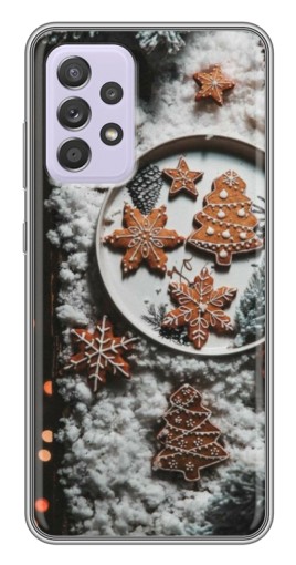 Чехол с картинкой "Имбирные пряники" для Samsung Galaxy A52s 5G (A528)