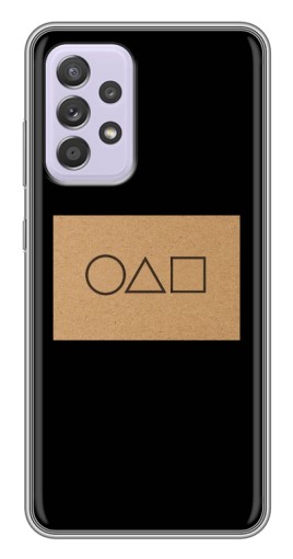 Силиконовый чехол с изображением "Карточка Кальмара" для Samsung Galaxy A52s 5G (A528)
