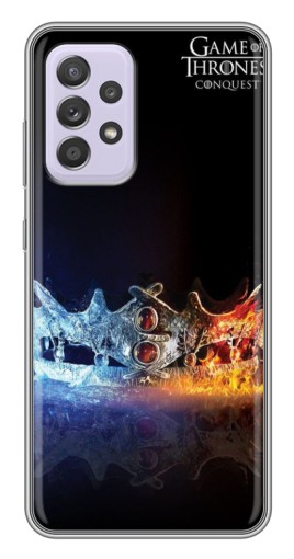 Силиконовый чехол с изображением "Корона" для Samsung Galaxy A52s 5G (A528)