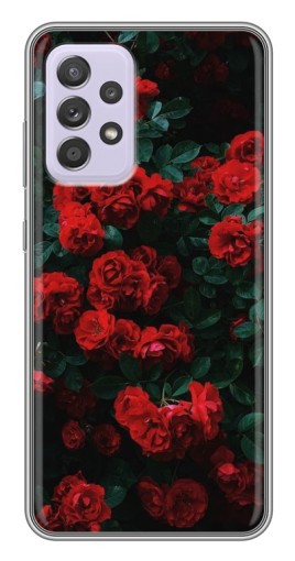 Чехол с картинкой "Красные розы" для Samsung Galaxy A52s 5G (A528)
