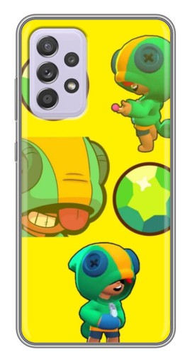 Силиконовый чехол с изображением "Кристалл и Леон" для Samsung Galaxy A52s 5G (A528)