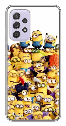 Чехол с картинкой "Куча миньонов" для Samsung Galaxy A52s 5G (A528)
