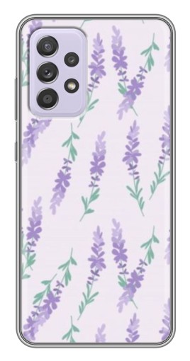 Чехол с картинкой "Лавандовый фон " для Samsung Galaxy A52s 5G (A528)