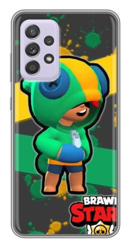 Чехол с печатью "Leon Brawl Stars" для Samsung Galaxy A52s 5G (A528)
