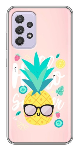 Чехол с принтом "Летний ананас" для Samsung Galaxy A52s 5G (A528)