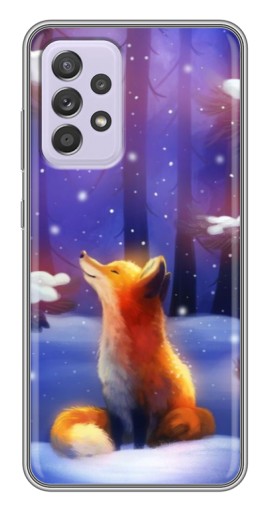 Чехол с картинкой "Лисичка в лесу" для Samsung Galaxy A52s 5G (A528)