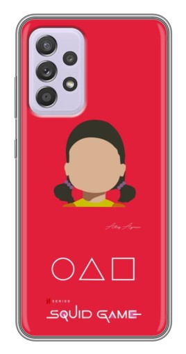 Чехол с картинкой "Лицо куклы" для Samsung Galaxy A52s 5G (A528)