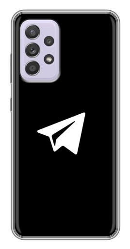 Чехол с печатью "Лого Телеграм" для Samsung Galaxy A52s 5G (A528)