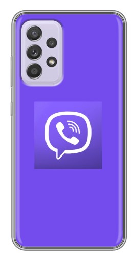 Чехол с картинкой "Лого Viber" для Samsung Galaxy A52s 5G (A528)
