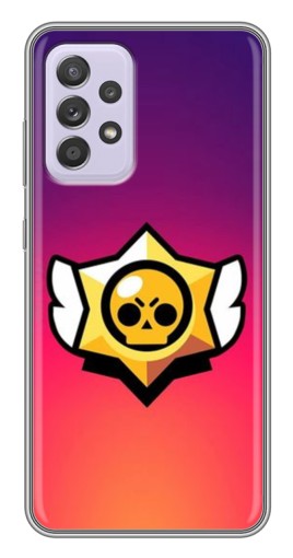 Чехол с картинкой "Логотип Brawl Stars" для Samsung Galaxy A52s 5G (A528)