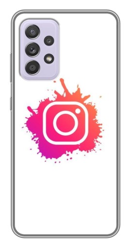Силиконовый чехол с изображением "Логотип Инсты" для Samsung Galaxy A52s 5G (A528)