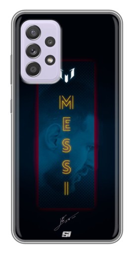 Чехол с картинкой "Логотип Месси" для Samsung Galaxy A52s 5G (A528)