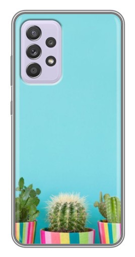 Силиконовый чехол с изображением "Маленькие кактусы" для Samsung Galaxy A52s 5G (A528)