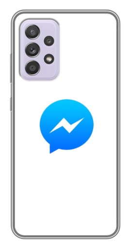 Чехол с печатью "messenger logo" для Samsung Galaxy A52s 5G (A528)