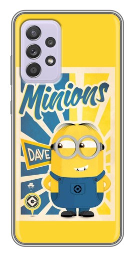 Силиконовый чехол с изображением "Minions" для Samsung Galaxy A52s 5G (A528)