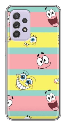Чехол с печатью "Мордашки" для Samsung Galaxy A52s 5G (A528)