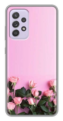 Чехол с картинкой "Нежные розы" для Samsung Galaxy A52s 5G (A528)