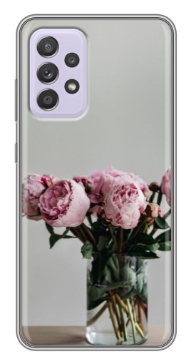 Чехол с принтом "Пионы в вазе" для Samsung Galaxy A52s 5G (A528)