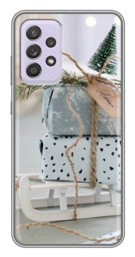Чехол с печатью "Подарки на санках" для Samsung Galaxy A52s 5G (A528)