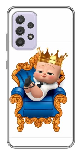 Силиконовый чехол с изображением "Ребенок Король" для Samsung Galaxy A52s 5G (A528)