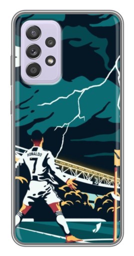 Чехол с картинкой "Ronaldo празднование" для Samsung Galaxy A52s 5G (A528)