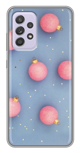 Силиконовый чехол с изображением "Розовые шары" для Samsung Galaxy A52s 5G (A528)