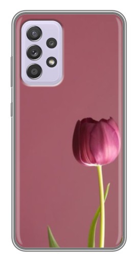 Силиконовый чехол с изображением "Розовый тюльпан" для Samsung Galaxy A52s 5G (A528)