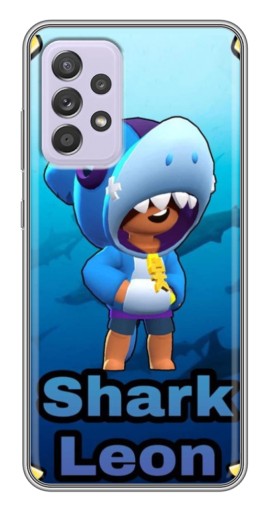Силиконовый чехол с изображением "Shark Leon" для Samsung Galaxy A52s 5G (A528)