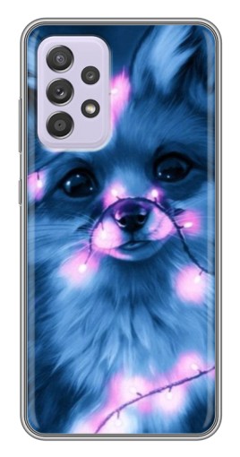Чехол с печатью "Синяя лисичка" для Samsung Galaxy A52s 5G (A528)
