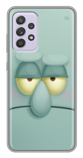 Силиконовый чехол с изображением "Сквидвард" для Samsung Galaxy A52s 5G (A528)