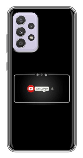 Чехол с печатью "subscribed" для Samsung Galaxy A52s 5G (A528)