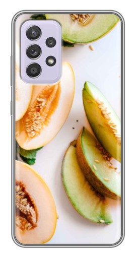 Силиконовый чехол с изображением "Свежие дыньки" для Samsung Galaxy A52s 5G (A528)
