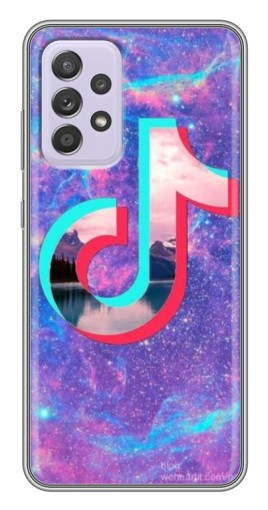 Чехол с картинкой "ТикТок мраморный" для Samsung Galaxy A52s 5G (A528)