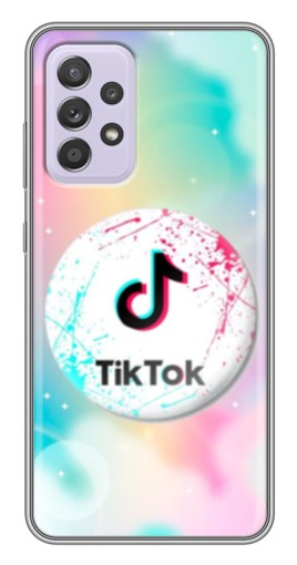 Чехол с картинкой "TikTok принт" для Samsung Galaxy A52s 5G (A528)