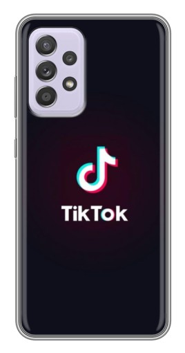 Чехол с печатью "TikTok темный" для Samsung Galaxy A52s 5G (A528)