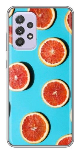Чехол с печатью "Яркие грейпфруты" для Samsung Galaxy A52s 5G (A528)