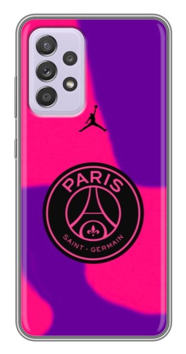 Чехол с печатью "Яркий лого PSG" для Samsung Galaxy A52s 5G (A528)